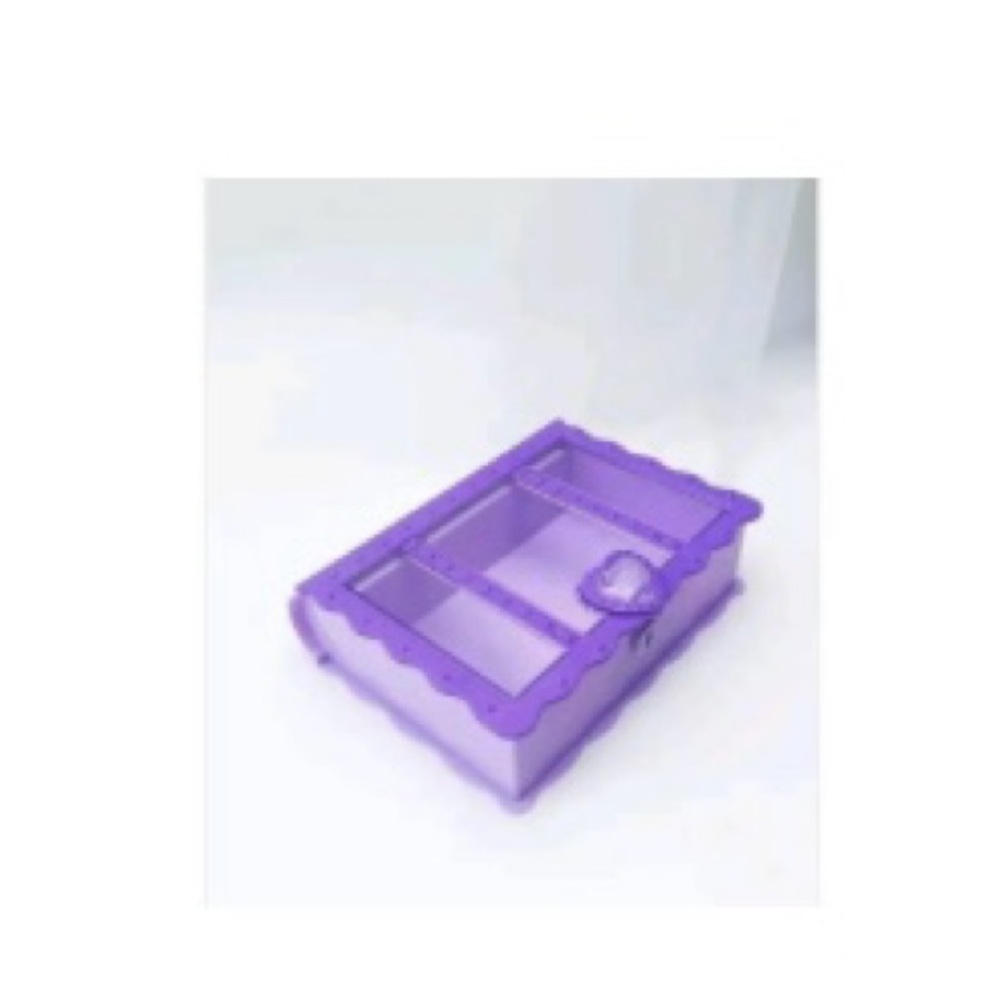 Little girls Purple Storage lock box